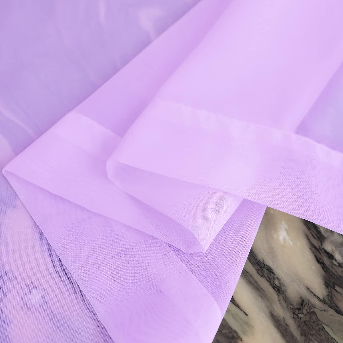Window Purple Sheer Curtains 95 Inches Long 2 Panels Basic Rod Pocket Panel for Bedroom Children Living Room Yard Kitchen