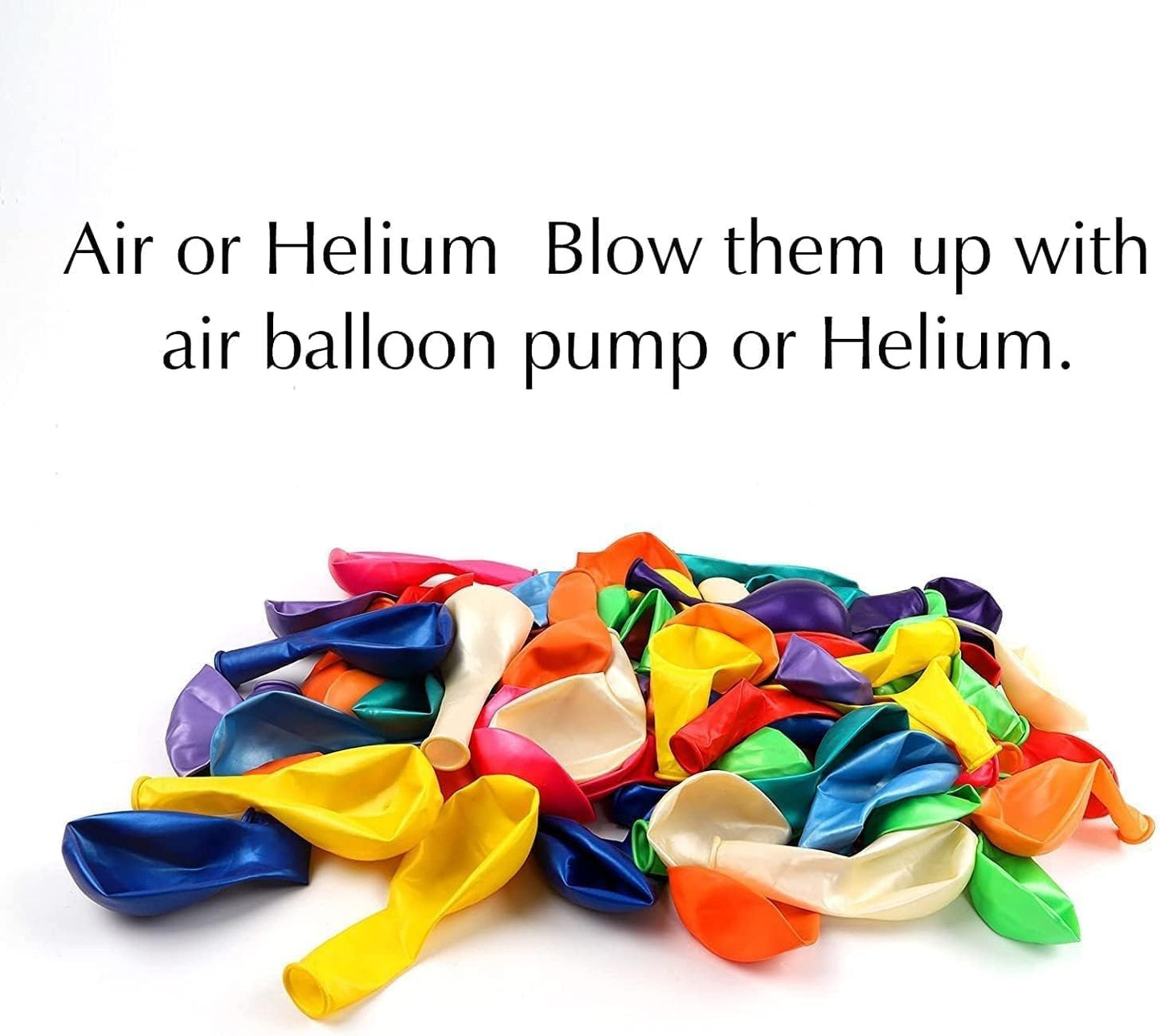 Airloons Helium Balloon Kit with 14.9 Cu Ft Tank – Includes 50 Multicolor 9 inch Latex Balloons, Ribbon & Easy to Fill Nozzle – Easy Setup for Birthdays, Weddings, Baby Showers, DIY Party Décor