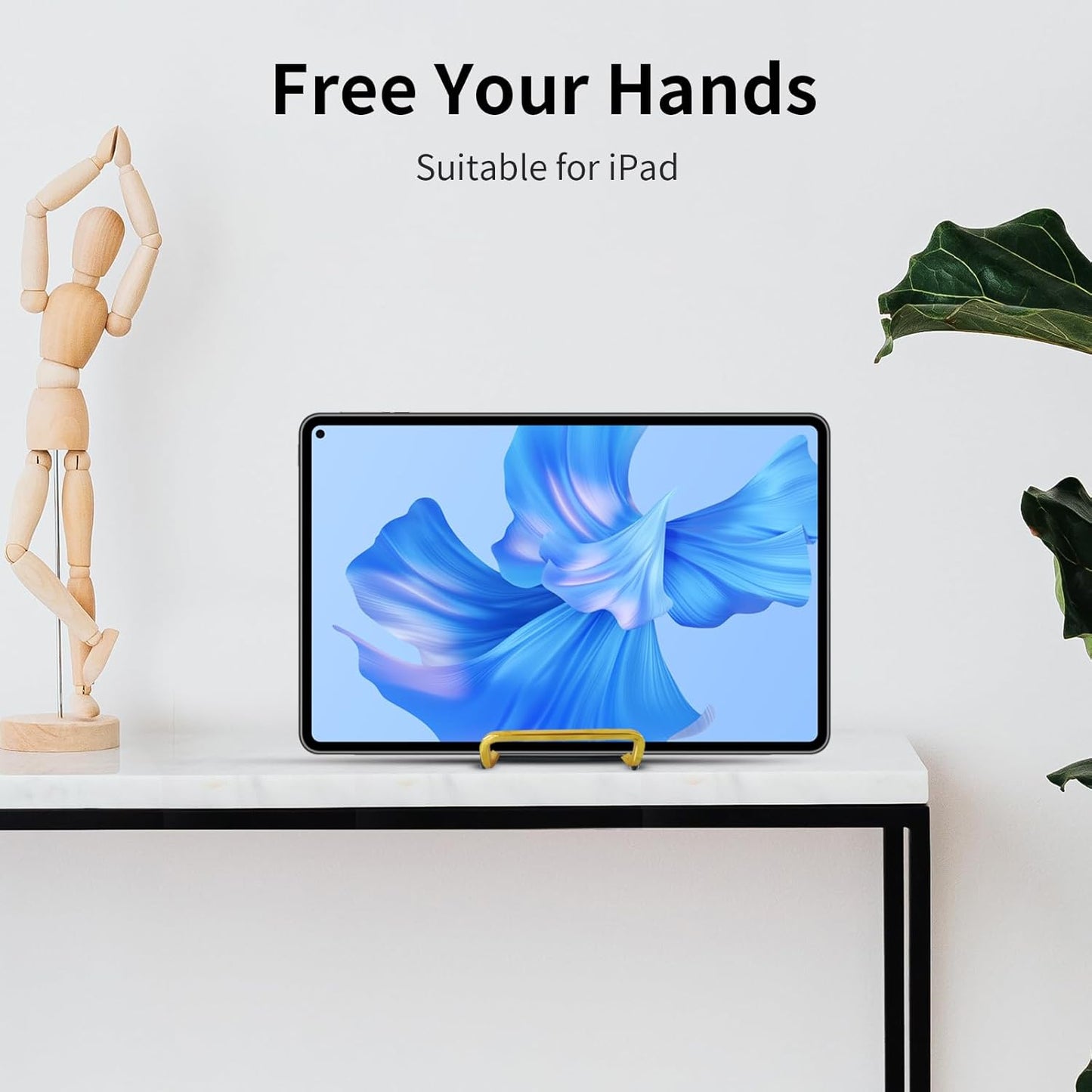 3 Pack 6 inch Metal Plate Stands for Display, Plate Holder Pictures Frame Easel Display Stand, Tabletop Picture Stand, Iron Easels for Display Photo Frames, Plates, Vinyl Record,Book, Plaque, Sign