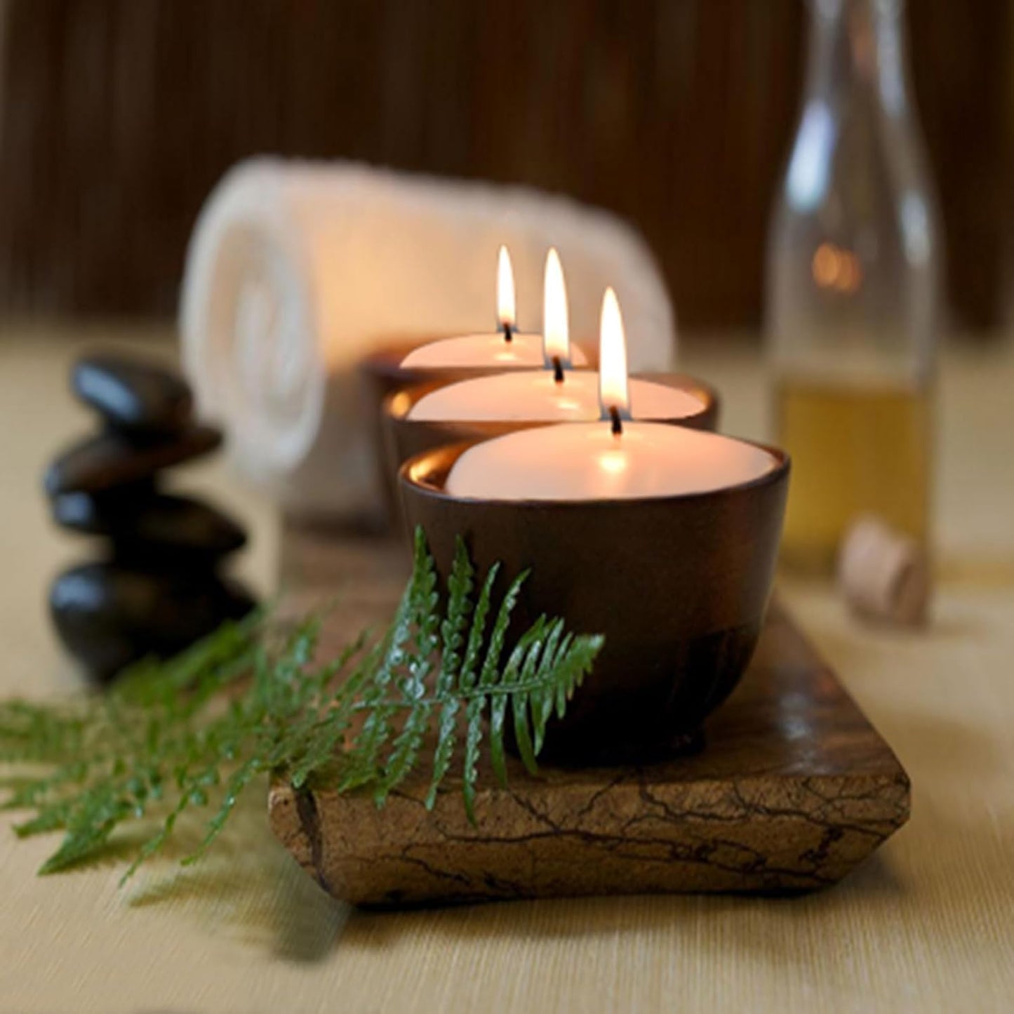 36 Floating Candles, Smoke-Free and odorless, Burning continuously for 8-10 Hours, White, 3-inch Floating Candles, Suitable for Valentine's Day, Weddings, Holidays, Home Decoration