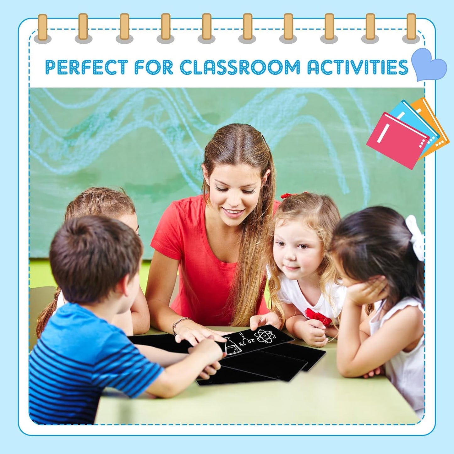 12 Pcs 4 x 6 Acrylic Chalkboard Hanging Sign with Chalk Markers Chalk Board Signs with Hanging String for Wedding Kitchen Home Party Decoration (Rectangle)