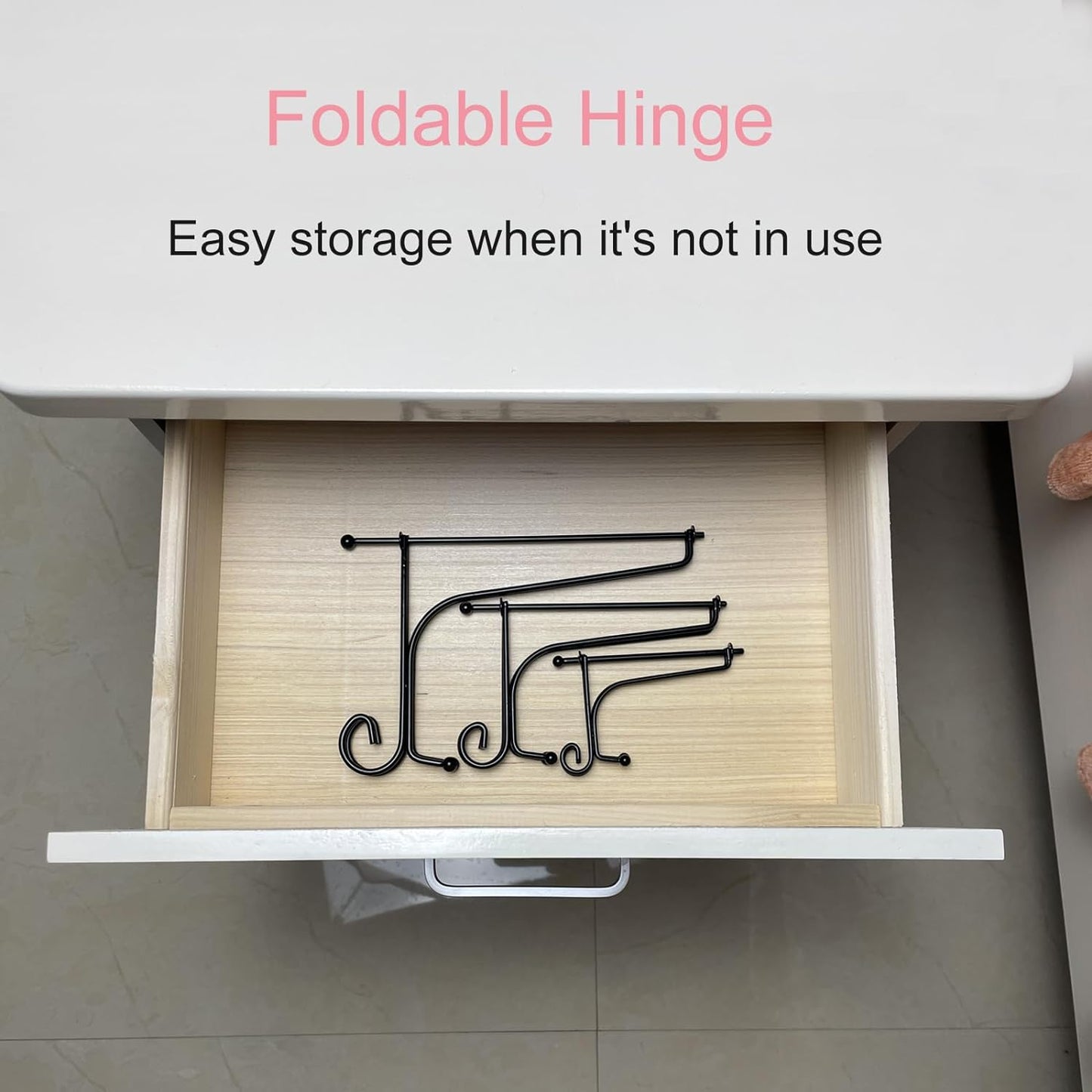 6PCS 3 Size Black Iron Plate Stands for Display - 4, 6, 8 Inch Decorative Metal Plate Holders - Mini Easel, Frame, Book, Card, Plaque, Bowl, Picture Display Stands