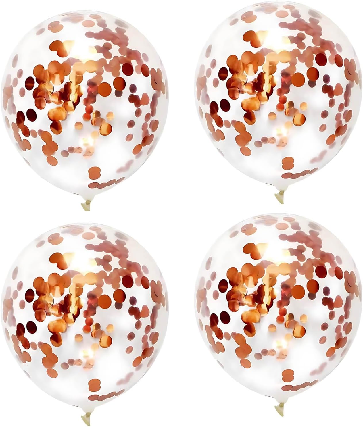 Orange Round Foil Confetti Beautiful Metallic Table Confetti for Fill balloons, Wedding,Birthday,Party,Festival Decoration(8000PCS)