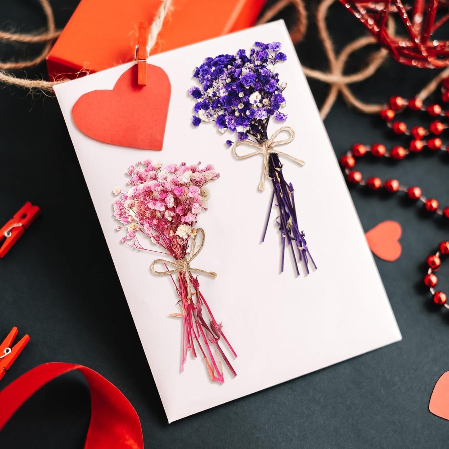 10/12/24/36 Pack Mini Dried Flowers for Vase Wedding Various Mini Bouquet Dried Small Wildflowers Natural Flowers Bulk for Crafts DIY Decor (10, Classic Color2)