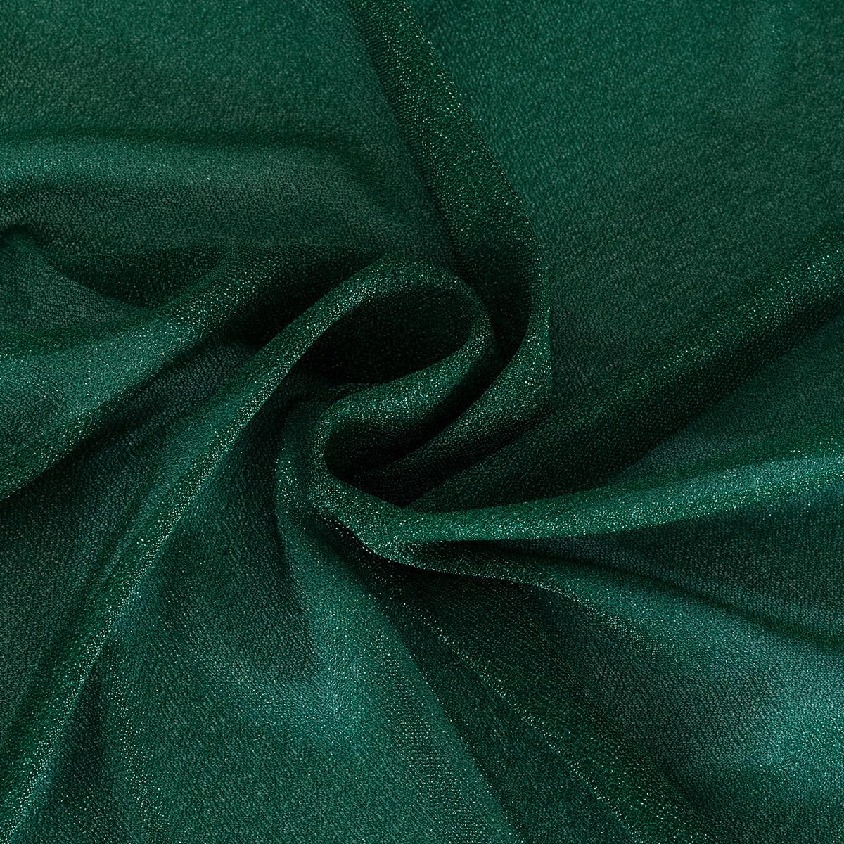 Emerald Green Wedding Arch Draping Fabric 29" x 20 FT Wedding Drapes for Backdrop Sheer Green Curtains Drapes for Romantic Bridal Baby Shower Ceremony Birthday Party Fall Outdoor Events