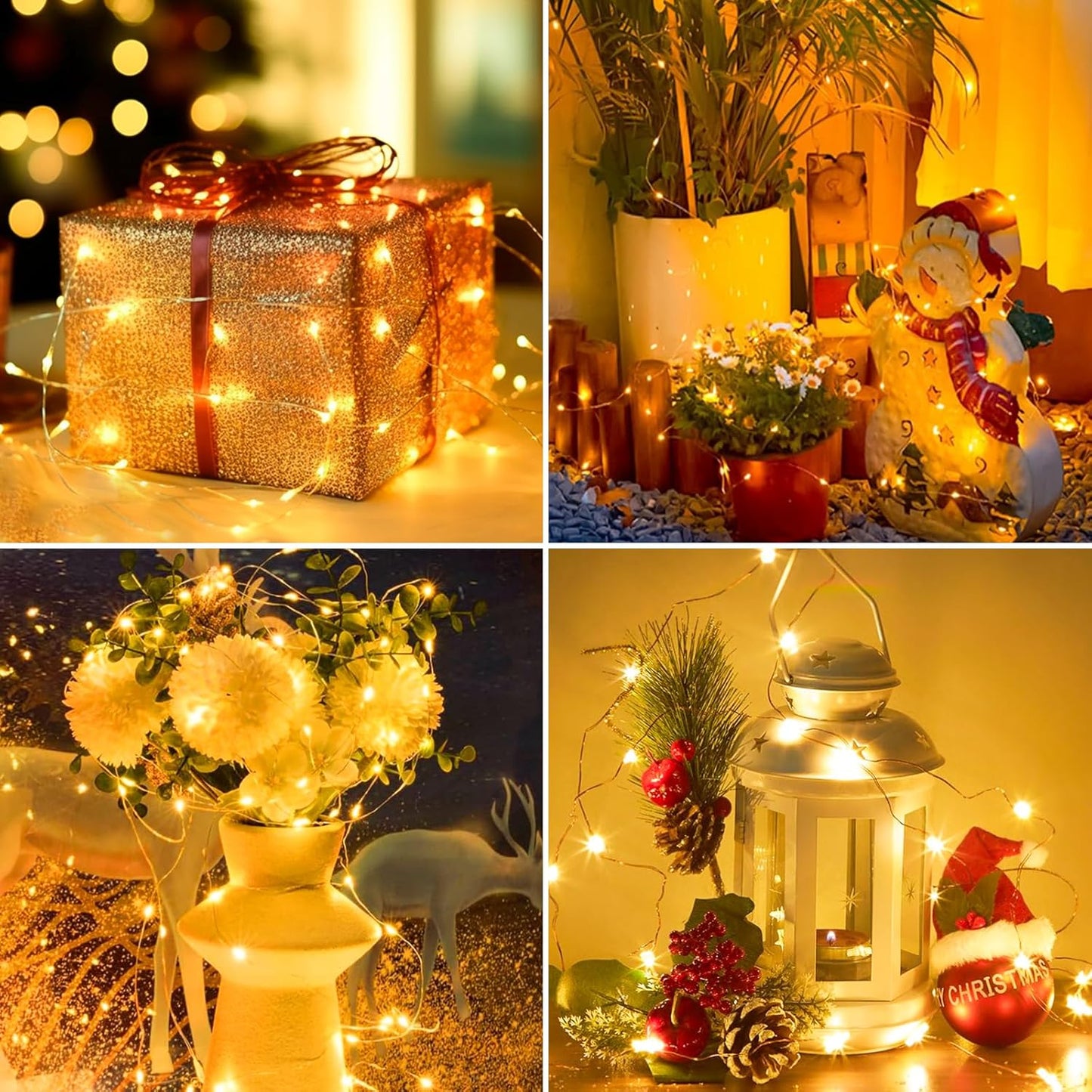 btfarm 6 Pack Fairy Lights Battery Operated with Timer, 30LED 9.8FT Twinkle Lights Waterproof, Copper Wire Christmas String Lights Battery Powered for Indoor Outdoor Wedding Party Holiday Decorations