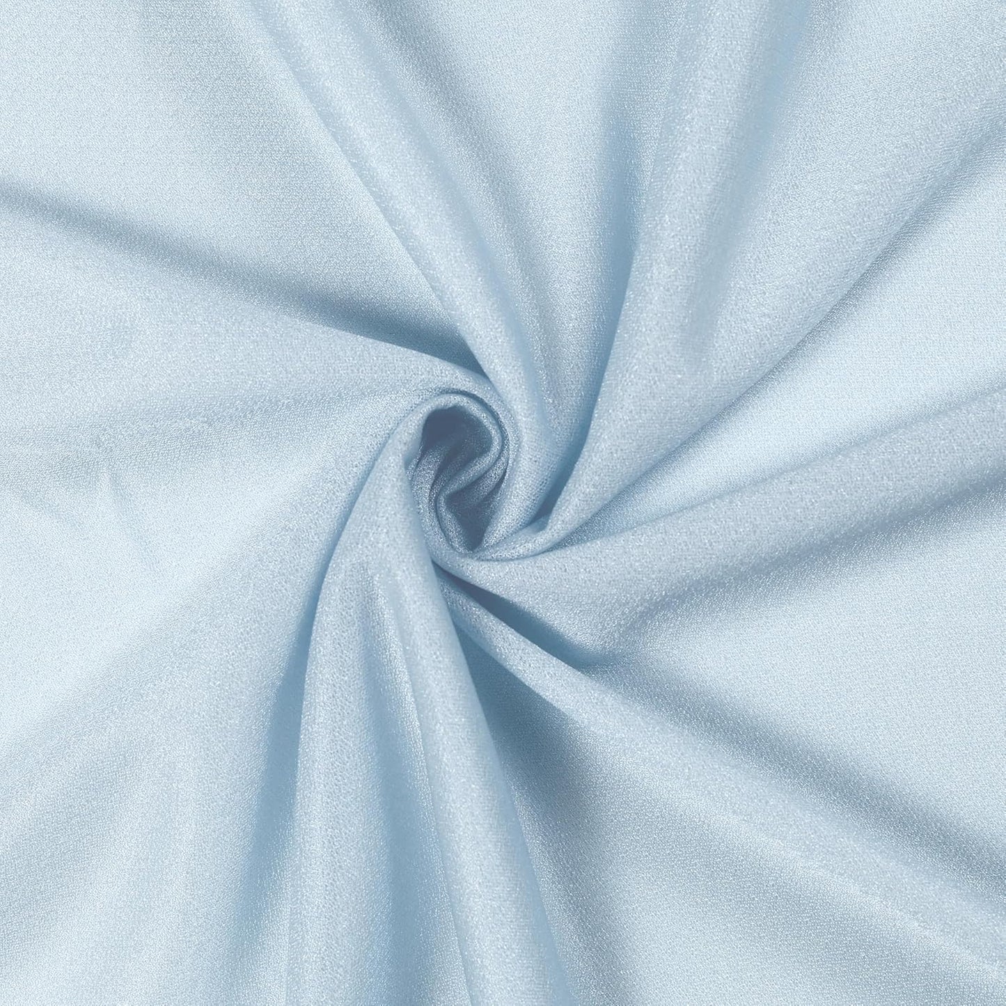 VDS Pack of 1 Panel (30 Inch X 50 Feet) Wedding Arch Draping Fabric Sheer Chiffon Fabric Drapery for Wedding Ceremony Reception Swag Backdrop Canopy Chuppah ARBO Altars Decoration (Baby Blue)