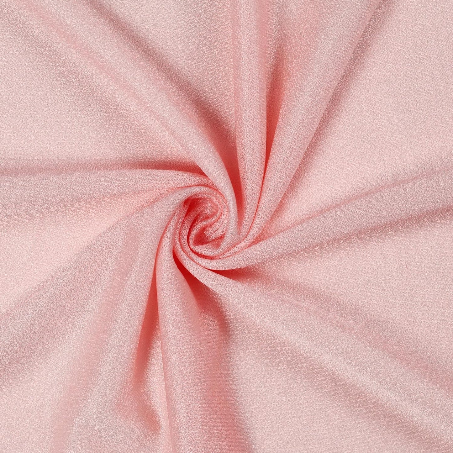 VDS Pack of 1 Panel (30 Inch X 30 Feet) Wedding Arch Draping Fabric Sheer Chiffon Fabric Drapery for Wedding Ceremony Reception Swag Backdrop Canopy Chuppah ARBO Altars Decoration (Dusty Rose)