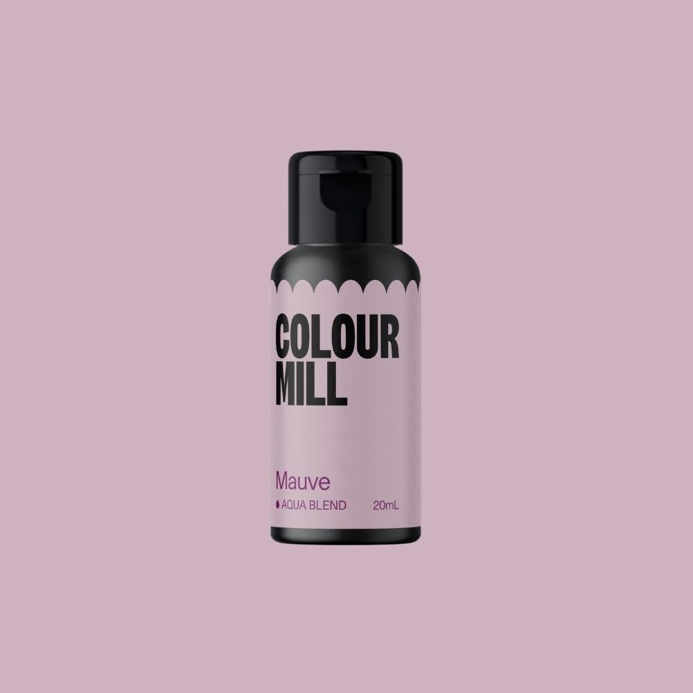 Colour Mill Aqua Blend Water-Based Food Coloring, 20 Milliliters Mauve