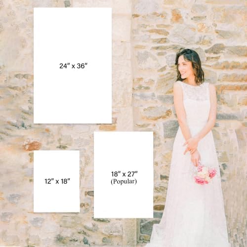 Wedding Welcome Sign, Elegant Eucalyptus Wedding Welcome Sign, 12" x 18" (Small), 27" (Medium), 36" (Large), Plastic, Modern, Pole Mount, Weather