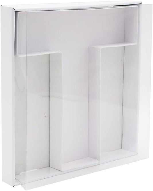 12" Fillable Cardboard Letter Charcuterie Gift Cupcake Box With Cover Sweets Packaging (T)