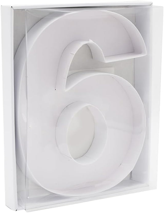 12" Fillable Cardboard Number Charcuterie Gift Cupcake Box With Cover Sweets Packaging (6 or 9)