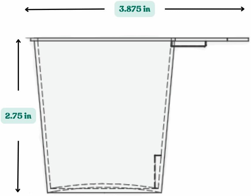 3/4 Cup (6 Oz. | 175 mL) Short Handle Scoop for Measuring Coffee, Pet Food, Grains, Protein, Spices and Other Dry Goods (Pack of 100)
