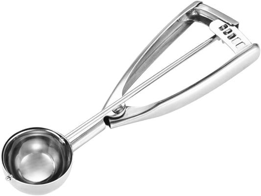 Cookie Scoop 1.5 Tablespoon, Small Cookie Dough Scoop, Cookie Scoops for Baking, Ice Cream Scoop, Selected 18/8 Stainless Steel for Making Cookie, Melon Ball, Ice Cream, Meatball