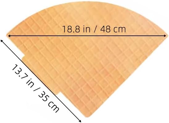 LUOZZY 10PCS Ice Cream Cone Flower Bouquet Wrapping Paper Petal Cones For Special Occasions 48x35cm Floral Arrangement Material For Pretty Bouquets