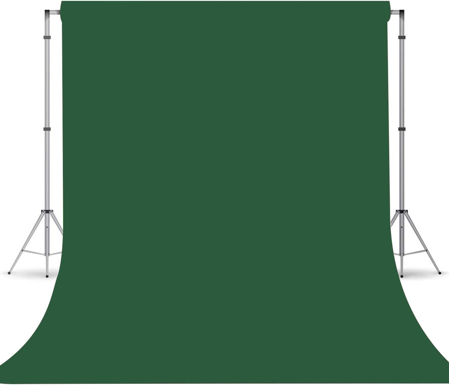 Dark Green Photography Backdrop for Photoshoot, Photo Backdrop Curtain, Perfect Dark Green Backdrops for Party Portrait Photoshoots Video Studio 10FTx20FT