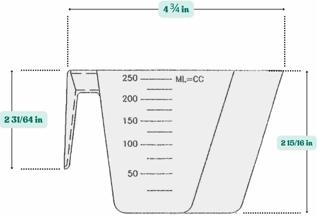 1 Cup (8 Oz. | 250 mL) Scoop for Measuring Coffee, Pet Food, Grains, Protein, Spices and Other Dry Goods (Pack of 1)