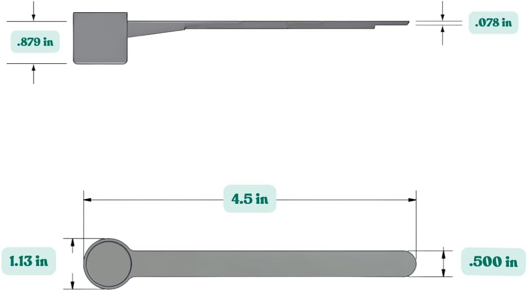 13 mL (13 CC) Long Handle Scoop for Measuring Coffee, Pet Food, Grains, Protein, Spices and Other Dry Goods (Pack of 100)