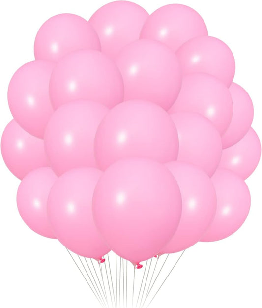 300 Pack Pink Balloons 12 inch Pink Latex Party Balloon Bulk for Various Party Events Decorations