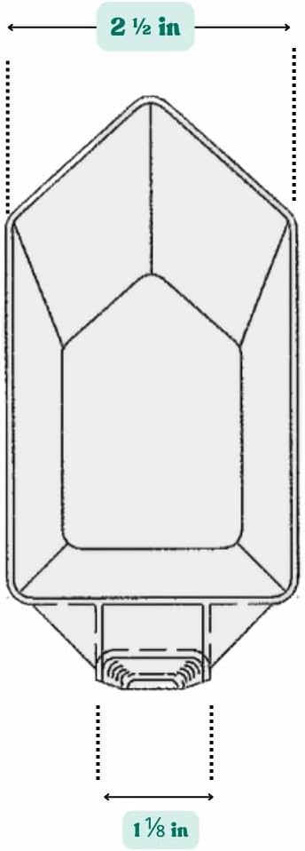 1 Cup (8 Oz. | 250 mL) Scoop for Measuring Coffee, Pet Food, Grains, Protein, Spices and Other Dry Goods (Pack of 5)