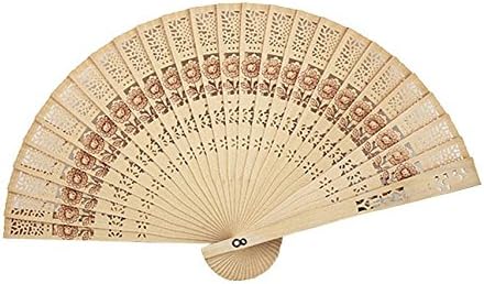 Sandalwood Fan (Set of 50 pcs) Wedding Favors&Birthday Gifts&Christmas Gift-Sunflower