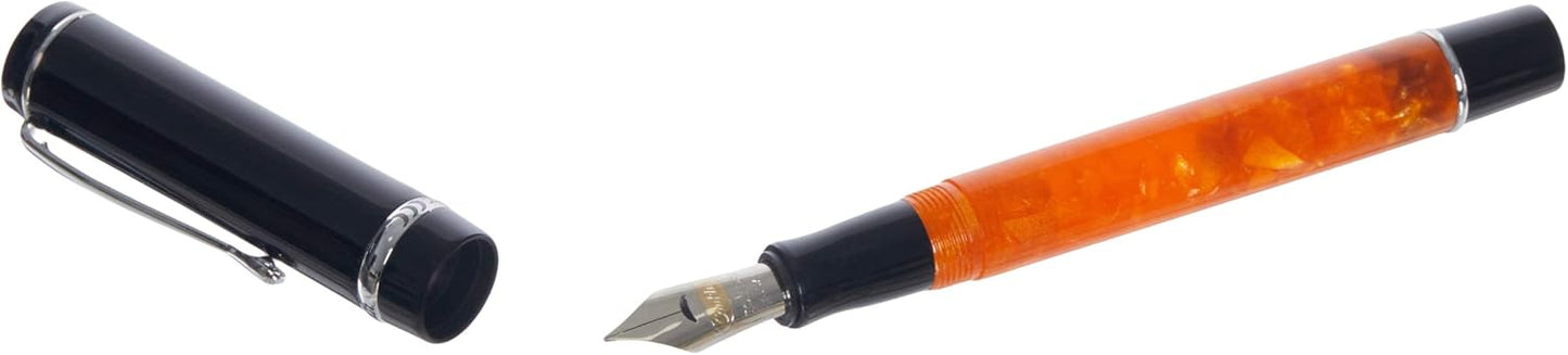 Conklin Duragraph Fountain Pen Purple Nights - Stub Nib, Premium Writing Instrument for Calligraphy & Signatures