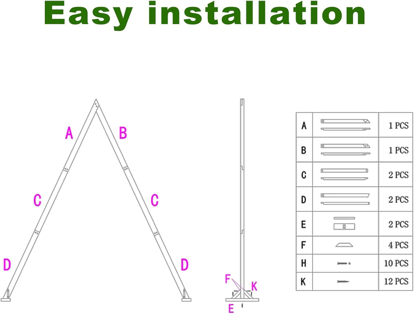 7.87FT Wooden Wedding Arch, Wood Arch for Wedding Ceremony Gorgeous Arbor Backdrop Stand for Garden Parties