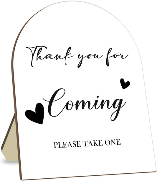 Thank You for Coming Please Take One - Minimalist Decor Bridal & Wedding Shower Sign - 9 * 11IN