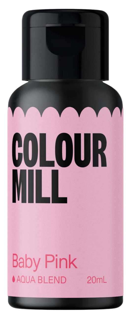 Colour Mill Aqua Blend Water-Based Food Coloring, 20 Milliliters Baby Pink