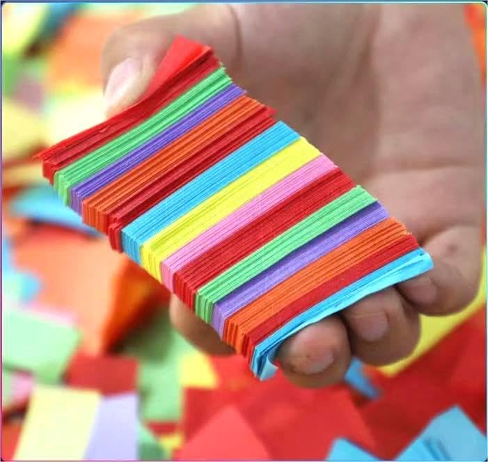 Colorful Tissue Paper 2.2 lb Rectangle Confetti Great for Birthday Parties,Concerts,Celebrations,Weddings,Confetti Party,Graduation Ceremonies & More