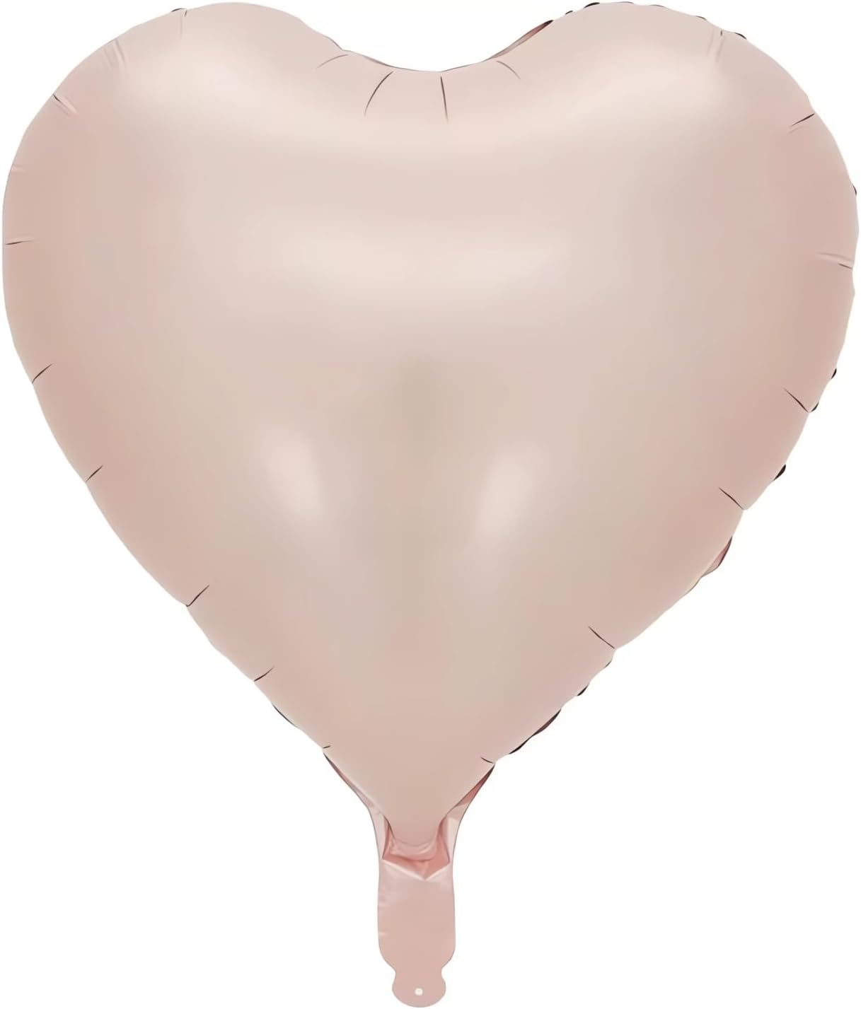 10pcs Baby Pink Heart Balloons - 18 Inch Light Pink Heart Shapes for Baby Shower, Wedding, Valentine's Day Decorations