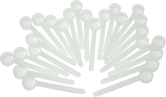18 mL (18 CC) Long Handle Scoop for Measuring Coffee, Pet Food, Grains, Protein, Spices and Other Dry Goods (Pack of 25)