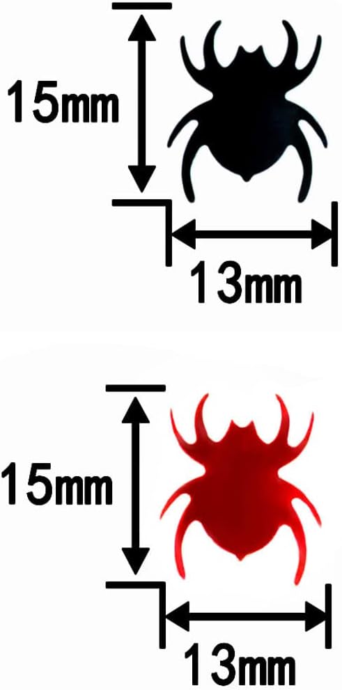 Halloween Party Confetti Glitter Mini Spider Foil Metallic Sequins Confetti Trick or Treat Party Plastic Spider Sprinkles Table Scatter Confetti for Halloween Party Table Decoration, 60g