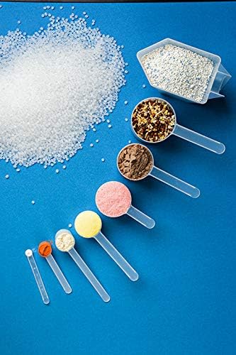 3/8 Cup (3 Oz. | 6 Tablespoon | 90 mL) Long Handle Scoop for Measuring Coffee, Pet Food, Grains, Protein, Spices and Other Dry Goods (Pack of 25)