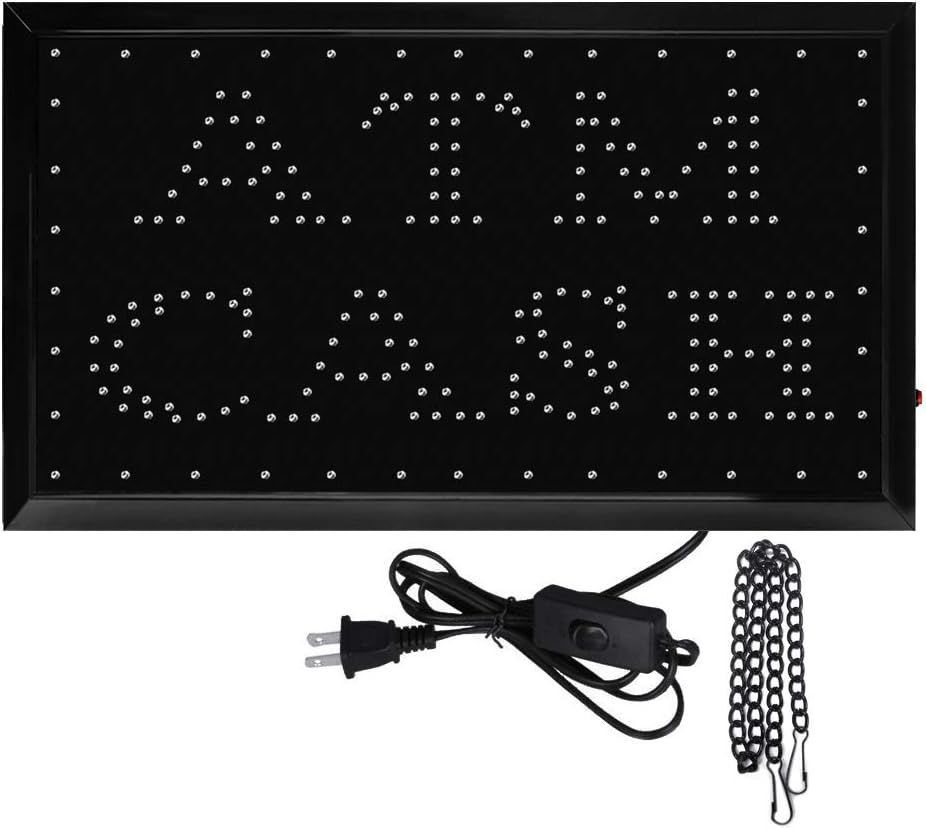 Boshen LED ATM Sign for Business Display Animated Motion Advertisement Board with Switch Flashing & Steady Mode Blue&Green&Red