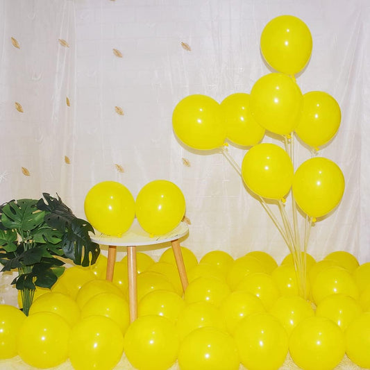 400 Pack Yellow Balloons 5 Inch Pastel Yellow Matte Latex Small Balloon for Birthday Wedding Bridal Baby Shower Bulk Balloons Party Decorations