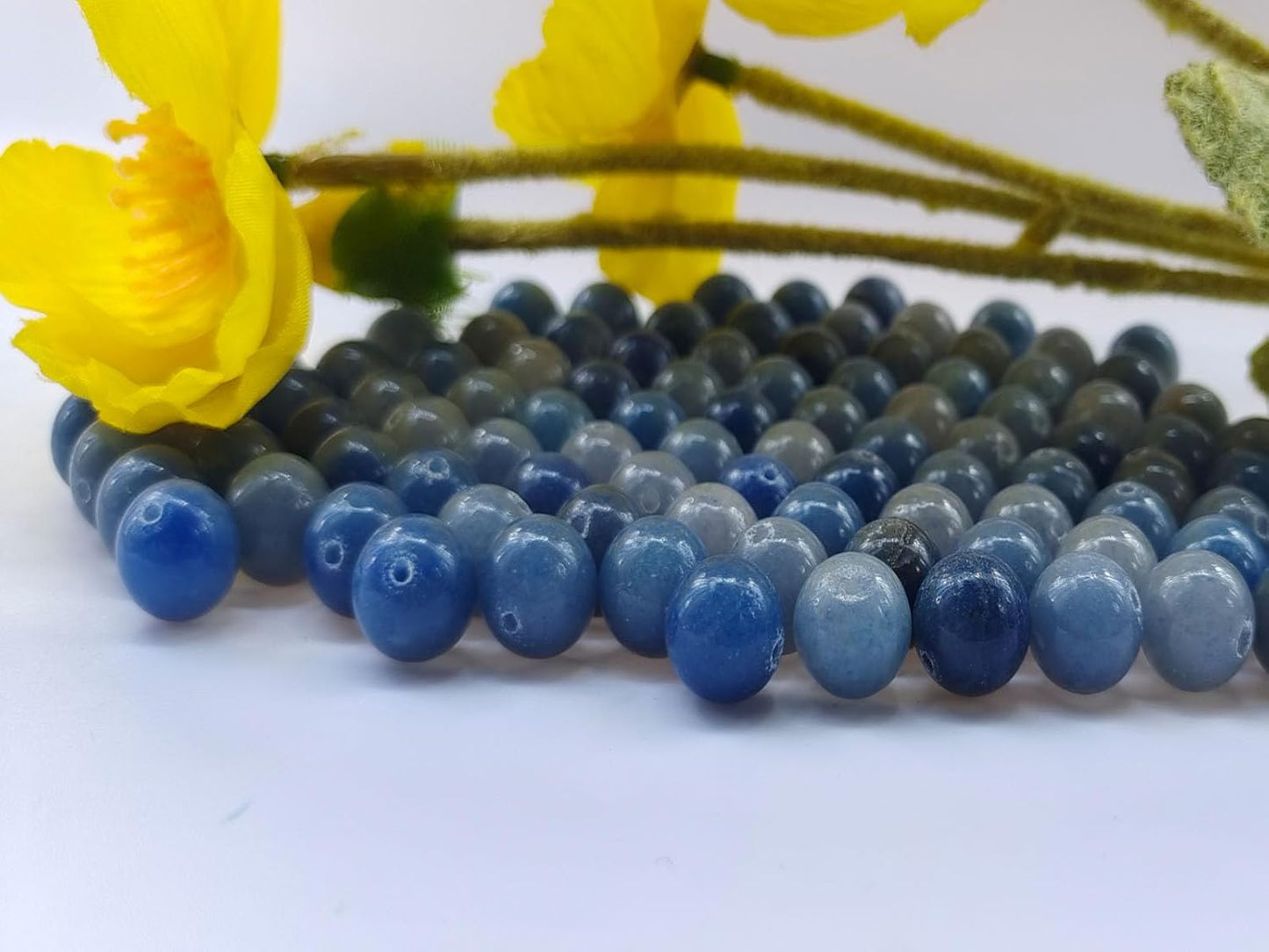 Stone Beads 10mm 60pcs Blue Sodalite Beads Round Loose Gemstones Beads for Bracelet Necklace Jewelry Making (10mm, 61003 Blue Sodalite)