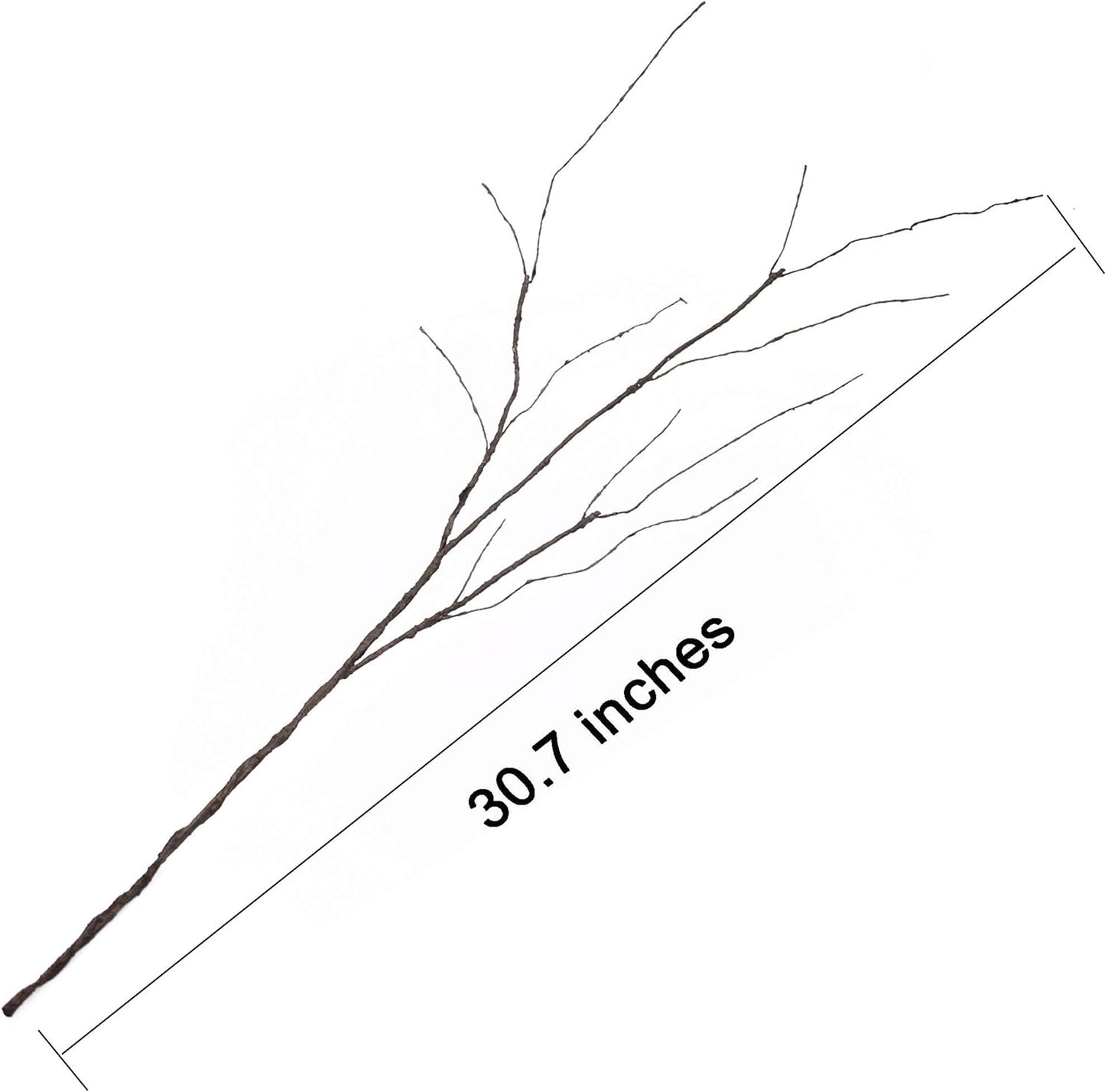 10PCS Lifelike Curly Willow Branches Decorative Dried Artificial Twigs, 30.7 Inches Fake Bendable Sticks Vintage Vines/Stems DIY Greenery Plants Craft Vases Home Garden Hotel Farmhouse Decor