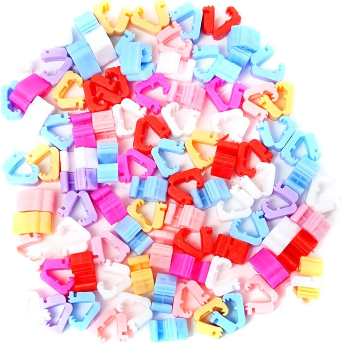 PMU Balloon Accessories for Mylar and Latex Balloons Multicolor Balloon Clips No Tying Needed Clips for Sealing Balloons (100/Pkg) Pkg/12