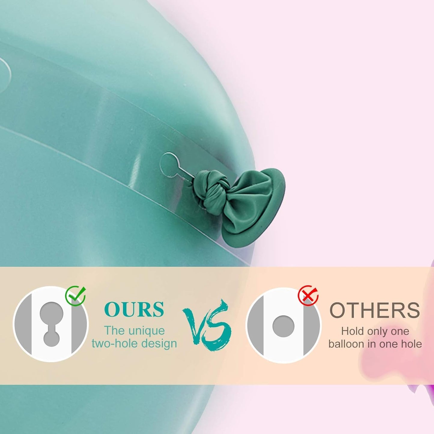 12 Rolls Balloon Arch Tape, 131.2 Feet Tape Strip with Holes, 400 Removable Dots for Party Decorations, Birthday, Wedding, Baby Shower, Christmas, Halloween, Thanksgiving