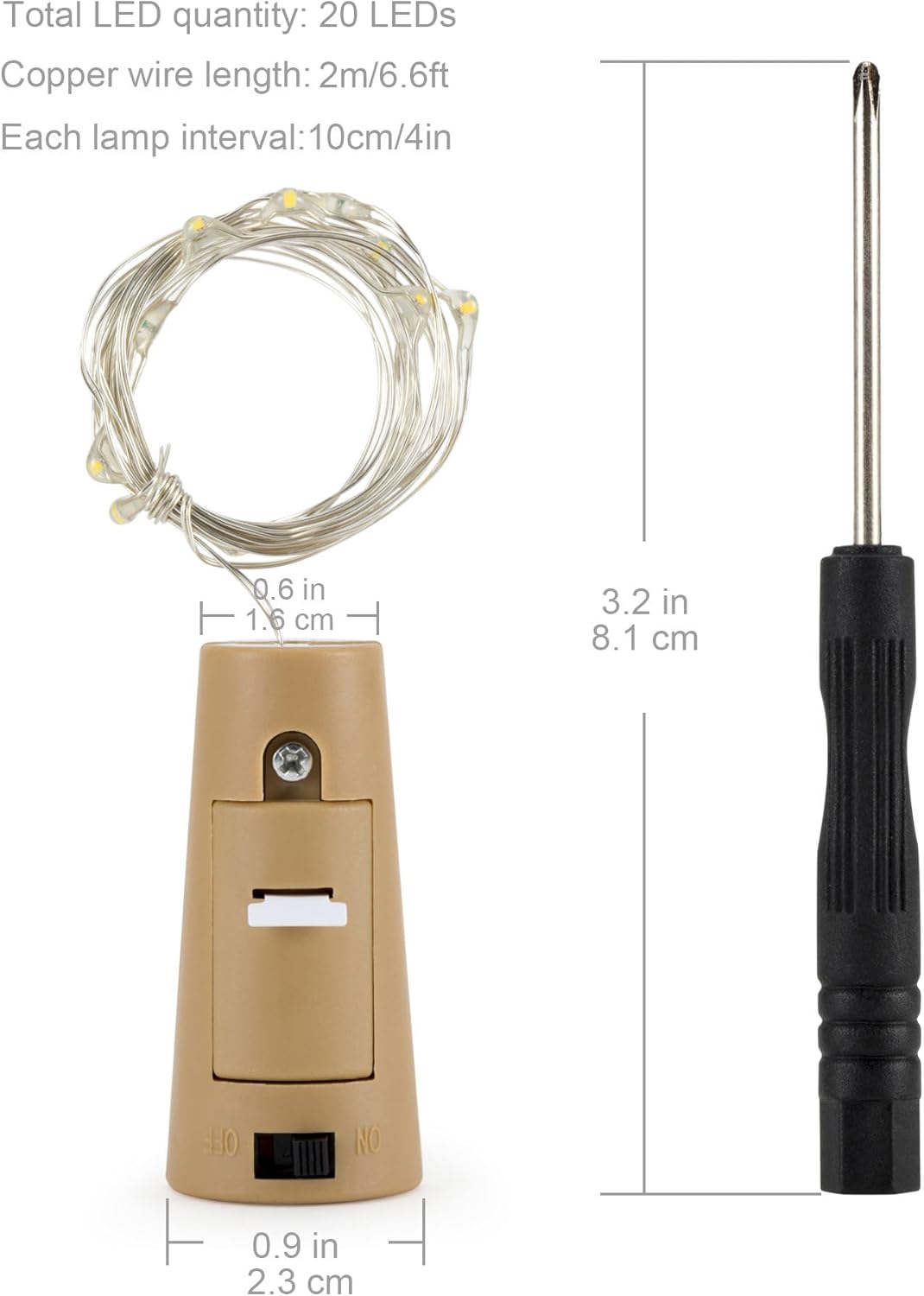 Aluan Wine Bottle Lights with Cork 10 Pack 20 LED Waterproof Halloween Fairy Light Battery Operated, Mini LED Cork Lights for Liquor Bottles Wedding Table Decor Party Jar Bar Table Decoration, Purple