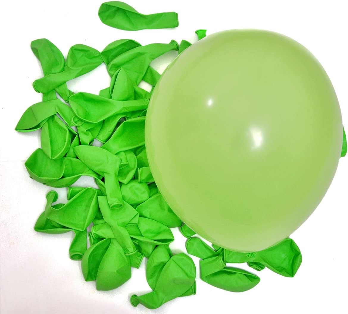 300 Pack Lime Green Balloons 12 inch Green Latex Party Balloon Bulk for Various Party Events Decorations