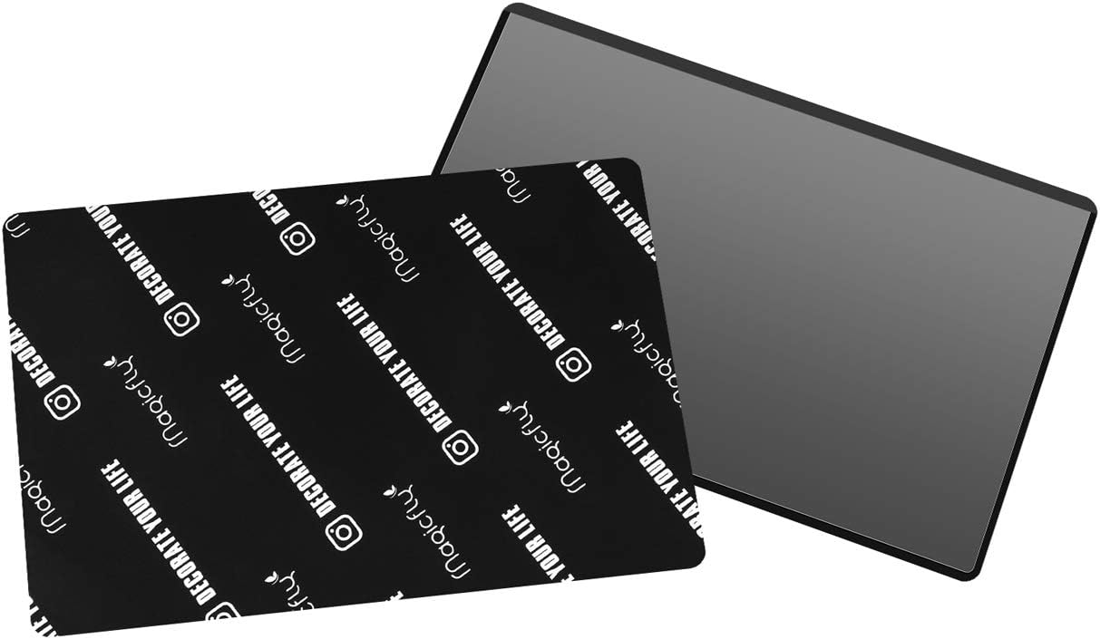 Magicfly Pack of 15 Magnetic Picture Frame with Clear Pocket, 4 x 6 Inches Refrigerator Photo Holder for Fridge Office Cabinet Locker, Black