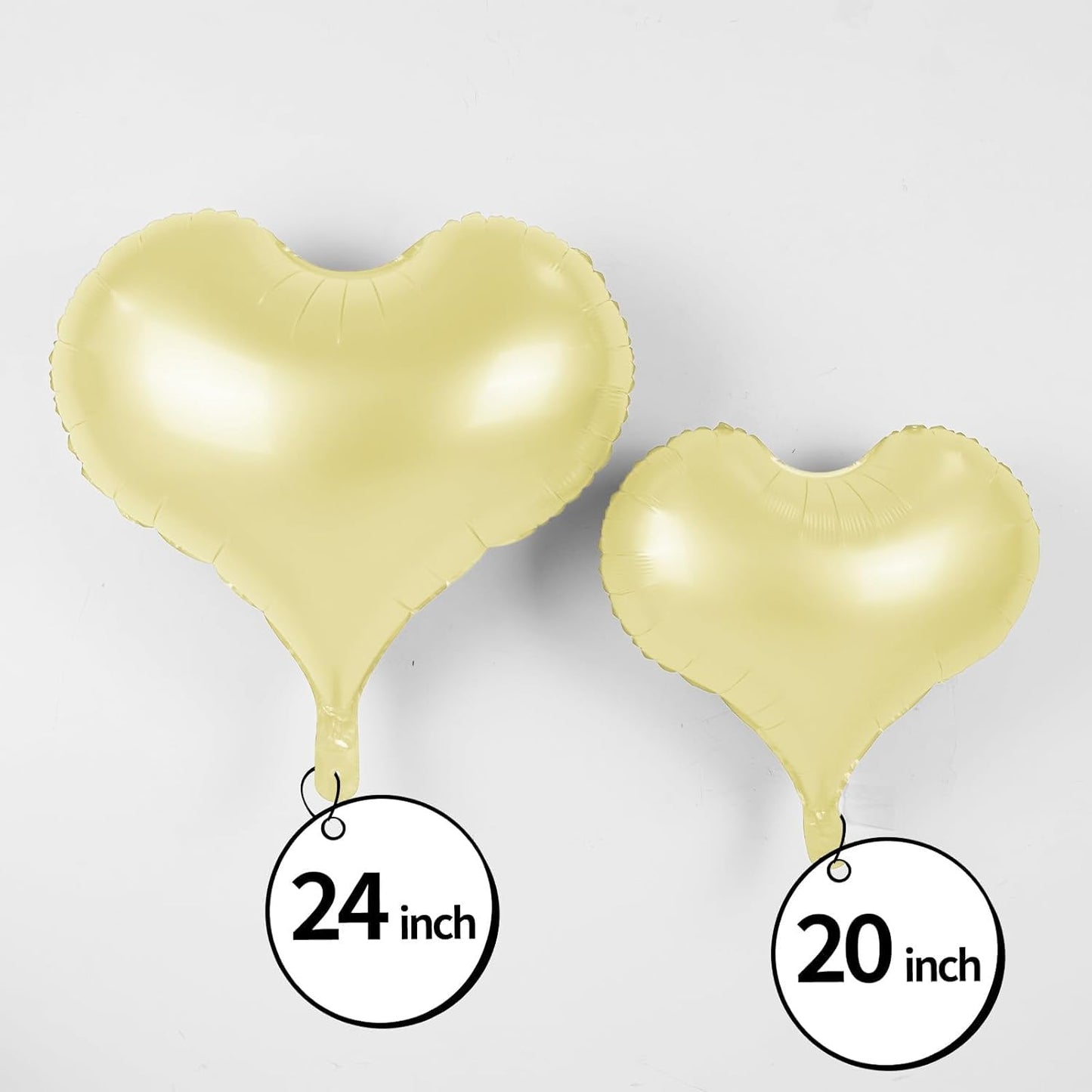 20 Inch Blue Yellow Green Heart Balloons, 10 Pcs Light Blue Yellow Sage Green Heart Shaped Foil Balloons, Helium Balloon for Valentine Bridal Shower Wedding Birthday Supplies
