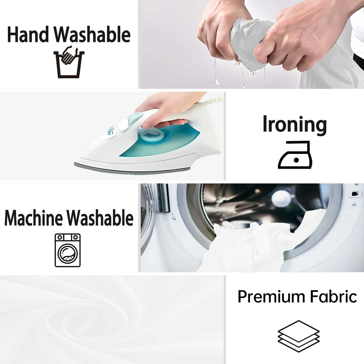 White Photography Backdrop for Photoshoot,Photo Backdrop Curtain,Perfect White Background for Party Portrait Photoshoots Video Studio 8FTx10FT