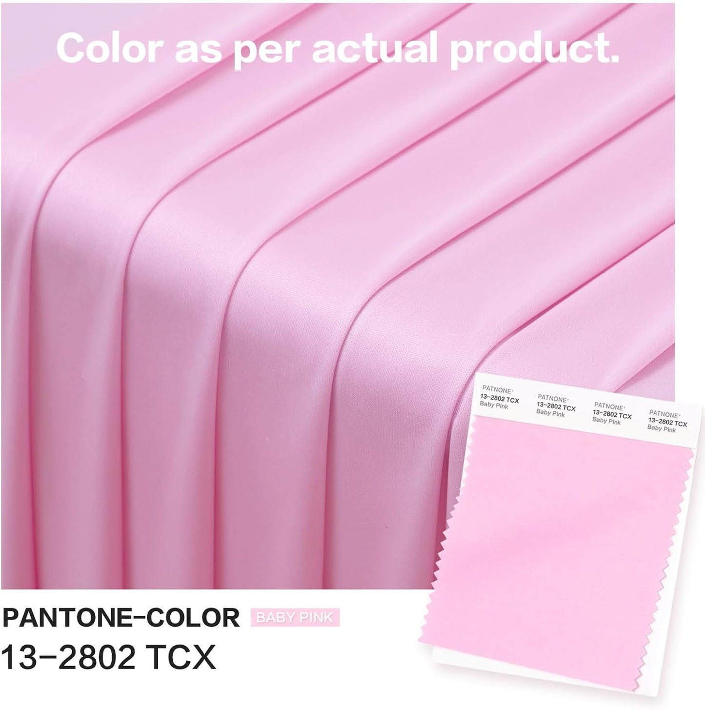 PartyVillage 2 Panels 5ftx30ft Baby Pink Ceiling Drapes for Wedding Parties – 30 FT Extra Long Thick Polyester Wrinkle-Free Drapery Tent Decor Decorations for Birthday Party Ceremony Stage Swag