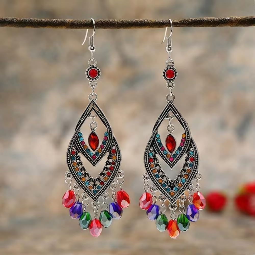 130pcs 6x8mm Teardrop Crystal Glass Beads Vertical Hole Faceted Glass Teardrop Spacer Beads for Bracelets Necklace Earring DIY Jewelry Making Craft(Purple AB)