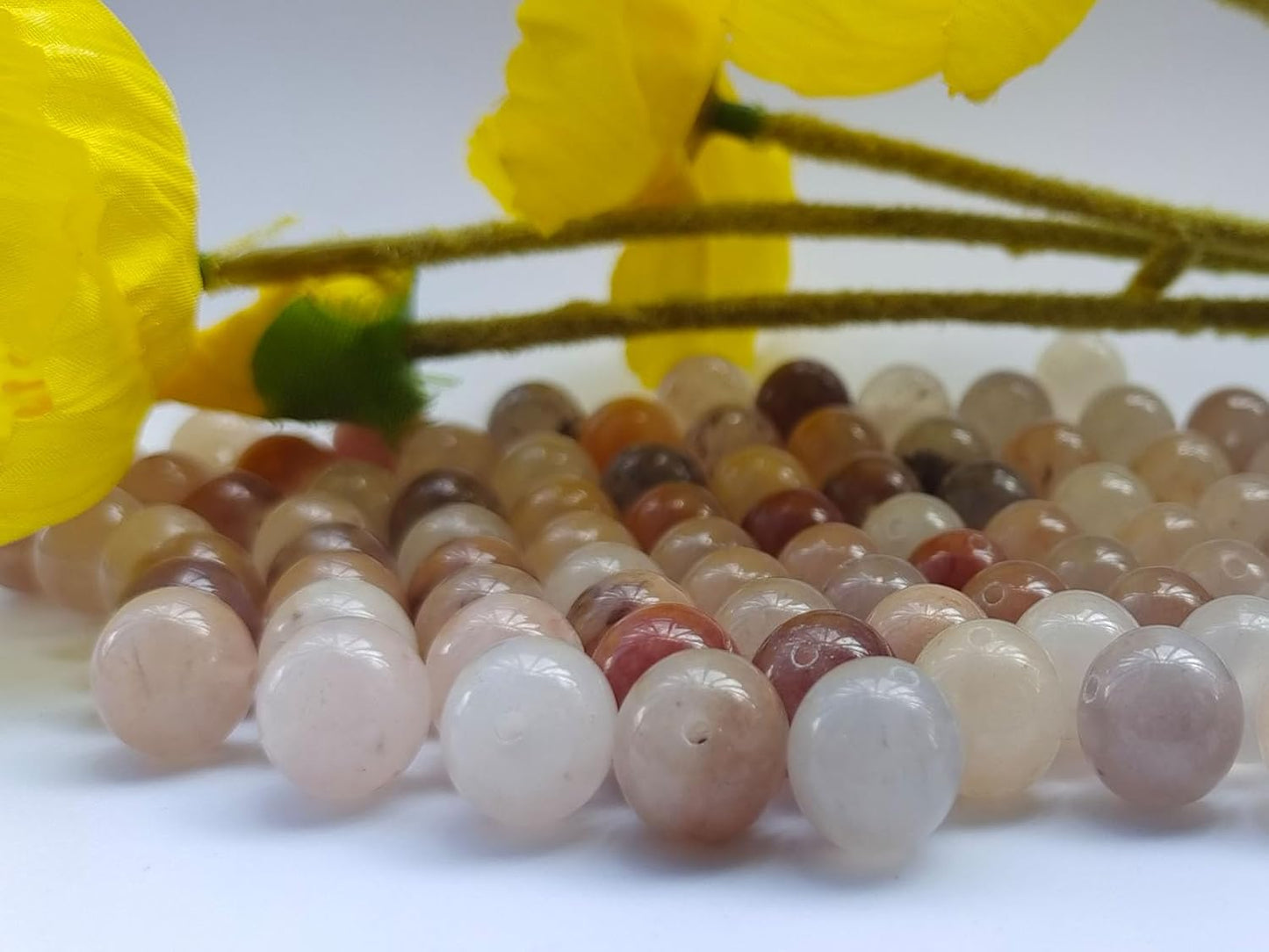 Stone Beads 10mm 60pcs Violet Jade Beads Round Loose Gemstones Beads for Bracelet Necklace Jewelry Making (10mm, 61002 Violet Jade)