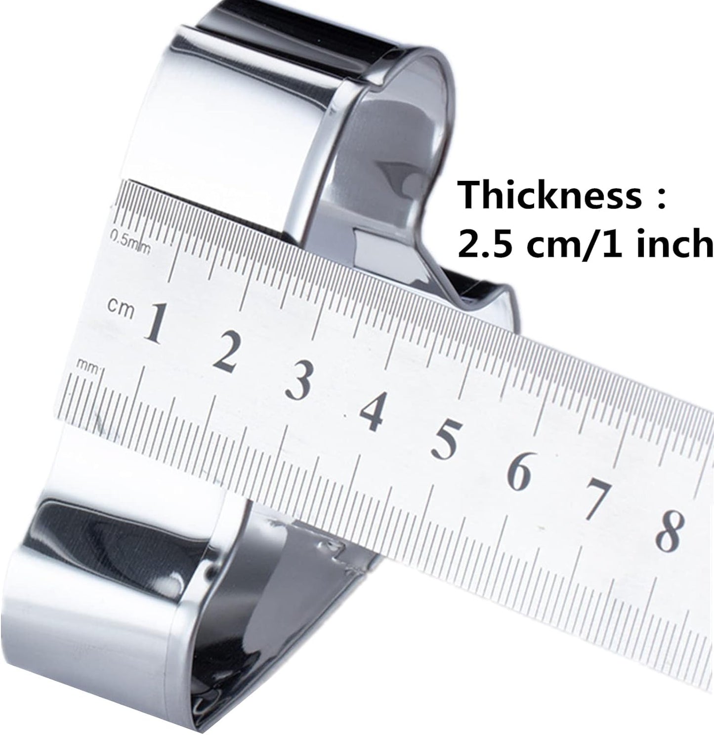 Large Size Dress Shaped Cookie Cutter, Stainless Steel Strapless Princess Party Wedding Dress Cookie Cutter, 4.6 Inches