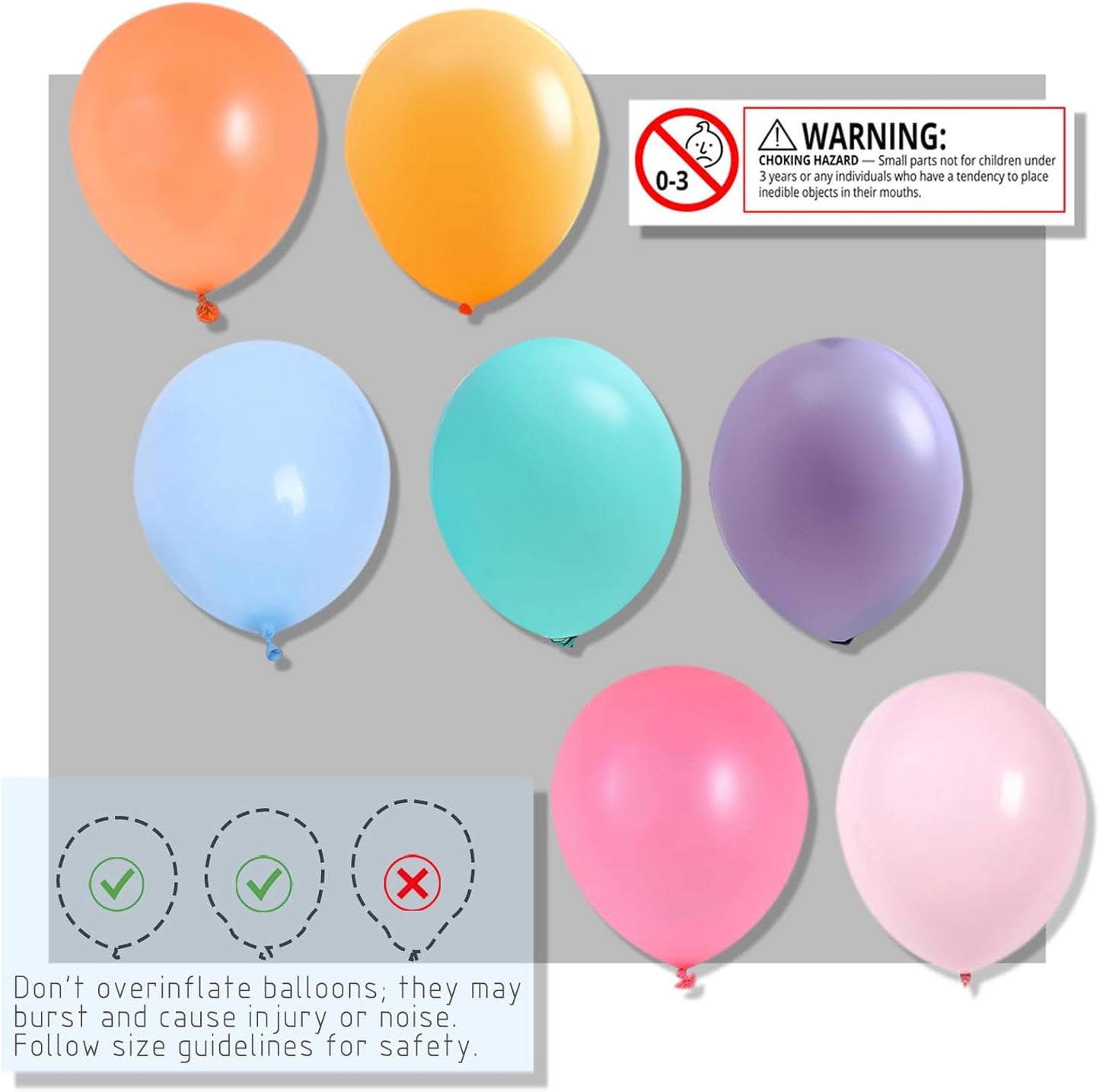 Balloon Column Stand Kit,2 Sets of Assorted Rainbow Balloon Tower Pillar with Reusable Design for Grirls Party,Birthday, Wedding, Baby Shower, Graduation Valentine's Day Decoration